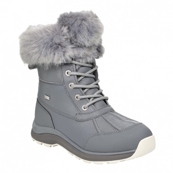 UGG Shoes - New UGG Adirondack III Fluff Boots Geyser Grey, 8